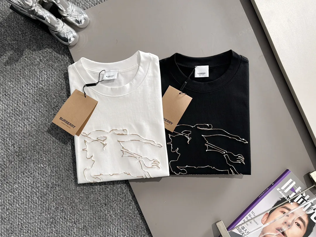 BBR BURBERRY 2026New Arrival logo Same Style t · 260 100％ · 32 · ：Black Size：S M L XL